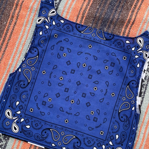 Vintage Deadstock handmade cow print top - Picture 7 of 12